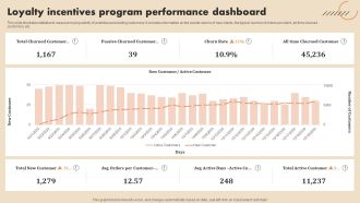 Loyalty Incentives Program Performance Dashboard Microsoft PDF