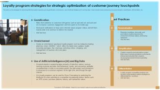 Loyalty Program Strategies For Strategic Optimization Of Customer Journey Touchpoints Elements PDF