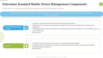 MDM Strategies At Office Determine Standard Mobile Device Management Components Contd Download PDF