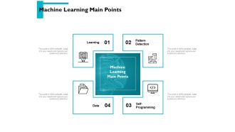 Machine Learning Main Points Ppt PowerPoint Presentation Show Portrait