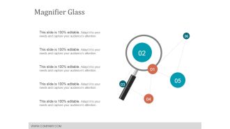 Magnifier Glass Ppt Powerpoint Presentation Infographics Aids