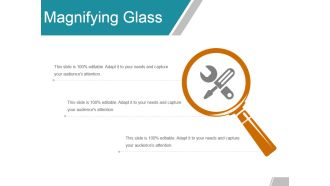 Magnifying Glass Ppt PowerPoint Presentation Outline Model
