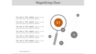 Magnifying Ppt PowerPoint Presentation File Clipart Images