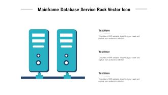 Mainframe Database Service Rack Vector Icon Ppt PowerPoint Presentation Pictures Outfit PDF