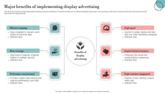 Major Benefits Of Implementing Display Advertising Sample PDF