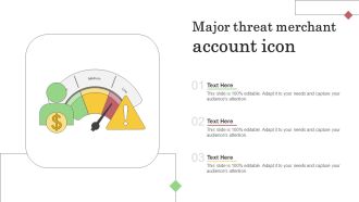 Major Threat Merchant Account Icon Sample PDF
