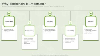 Managed Blockchain Service Why Blockchain Is Important Template PDF
