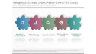 Management Business Growth Problem Solving Ppt Sample