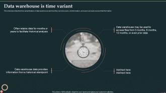 Management Information System Data Warehouse Is Time Variant Topics PDF