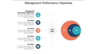 Management Performance Objectives Ppt PowerPoint Presentation Summary Demonstration Cpb