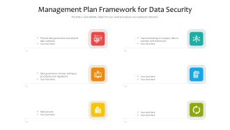 Management Plan Framework For Data Security Ppt Inspiration Background Designs PDF