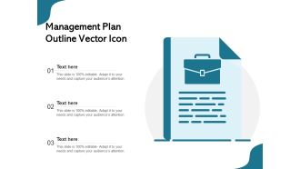 Management Plan Outline Vector Icon Ppt PowerPoint Presentation Styles Show PDF