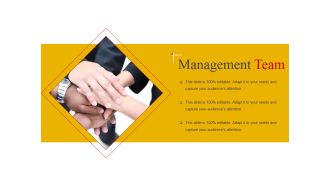 Management Team Template 1 Ppt PowerPoint Presentation Icon Slide Portrait
