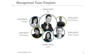 Management Team Template 6 Ppt PowerPoint Presentation Backgrounds