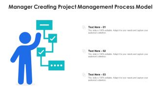 Manager Creating Project Management Process Model Ppt PowerPoint Presentation Styles Visuals PDF