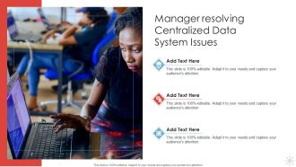 Manager Resolving Centralized Data System Issues Summary PDF