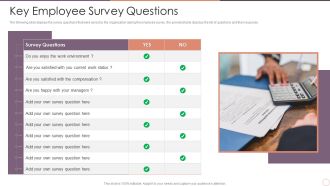 Managing Employee Turnover Key Employee Survey Questions Structure PDF