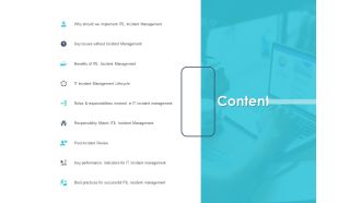 Managing ITIL Incidents Planning Content Introduction PDF