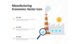 Manufacturing Economics Vector Icon Ppt PowerPoint Presentation Show Sample PDF