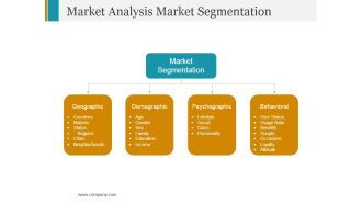 Market Analysis Market Segmentation Ppt PowerPoint Presentation Pictures Shapes