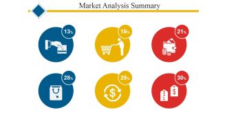 Market Analysis Summary Ppt PowerPoint Presentation Icon Shapes
