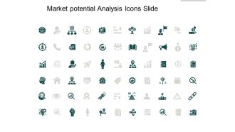 Market Potential Analysis Icons Slide Gears Ppt PowerPoint Presentation Show Influencers