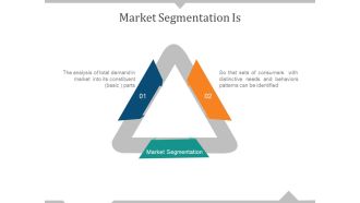 Market Segmentation Is Ppt PowerPoint Presentation File Themes