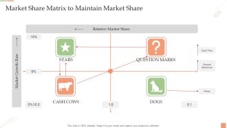 Market Share Matrix To Maintain Market Share Ppt PowerPoint Presentation Summary Backgrounds PDF