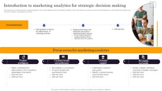 Marketers Guide To Data Analysis Optimization Introduction To Marketing Analytics For Strategic Decision Making Icons PDF