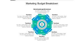Marketing Budget Breakdown Ppt PowerPoint Presentation File Graphics Template Cpb