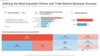 Marketing Outlining Segmentation Initiatives Defining The Most Important Drivers And Traits Behind Business Success Download PDF