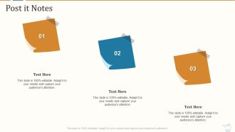 Marketing Strategies For Retail Store Post It Notes Infographics PDF