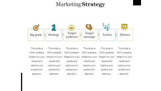 Marketing Strategy Template Ppt PowerPoint Presentation Visual Aids Example 2015