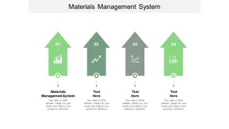 Materials Management System Ppt PowerPoint Presentation Layouts Slideshow Cpb