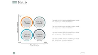 Matrix Ppt PowerPoint Presentation Summary Topics