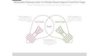Measurable Redesign Goals For Website Sample Diagram Powerpoint Image
