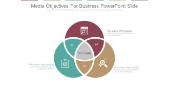 Media Objectives For Business Powerpoint Slide