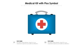 Medical Kit With Plus Symbol Ppt PowerPoint Presentation File Slide Download PDF