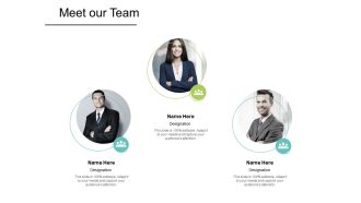 Meet Our Team Communication Ppt PowerPoint Presentation File Skills
