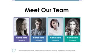 Meet Our Team Ppt PowerPoint Presentation Portfolio Graphics