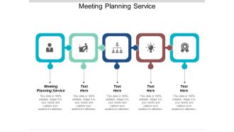 Meeting Planning Service Ppt Powerpoint Presentation Slide Download Cpb