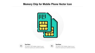 Memory Chip For Mobile Phone Vector Icon Ppt PowerPoint Presentation Styles Topics PDF
