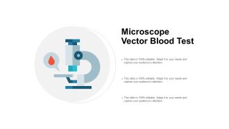 Microscope Vector Blood Test Ppt PowerPoint Presentation Inspiration Slides