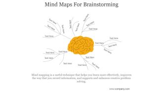 Mind Maps For Brainstorming Ppt PowerPoint Presentation Sample