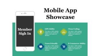 Mobile App Showcase Ppt PowerPoint Presentation Visual Aids Layouts