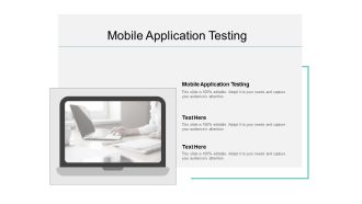 Mobile Application Testing Ppt PowerPoint Presentation Slides Inspiration Cpb