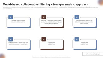 Model Based Collaborative Filtering Non Parametric Approach Summary PDF