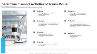 Module Career Trajectory For Professional Scrum Master IT Determine Essential Activities Of Scrum Master Formats PDF