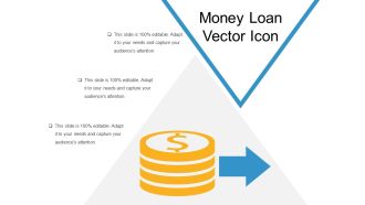 Money Loan Vector Icon Ppt PowerPoint Presentation File Model PDF