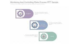 Monitoring And Controlling Risks Process Ppt Sample
